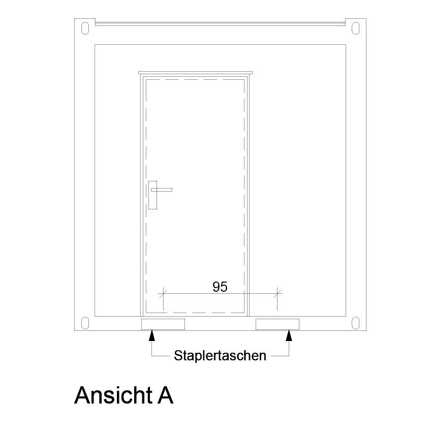 Toilettencontainer Herren – Bild 2