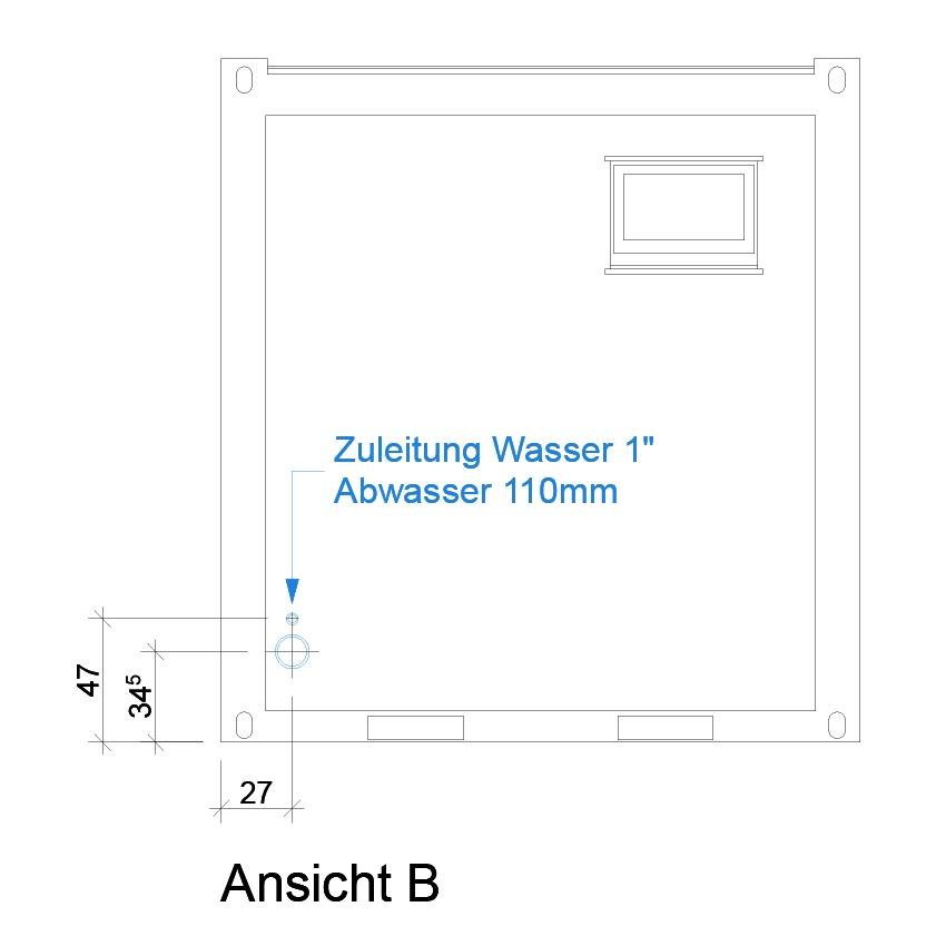 Toilettencontainer Herren – Bild 3